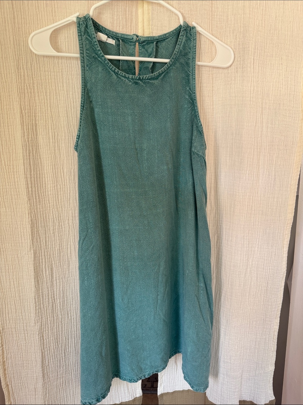 O'Neill Teal Sleeveless A-Line Dress